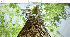 Desktop Screenshot of frankenwald-tourismus.de